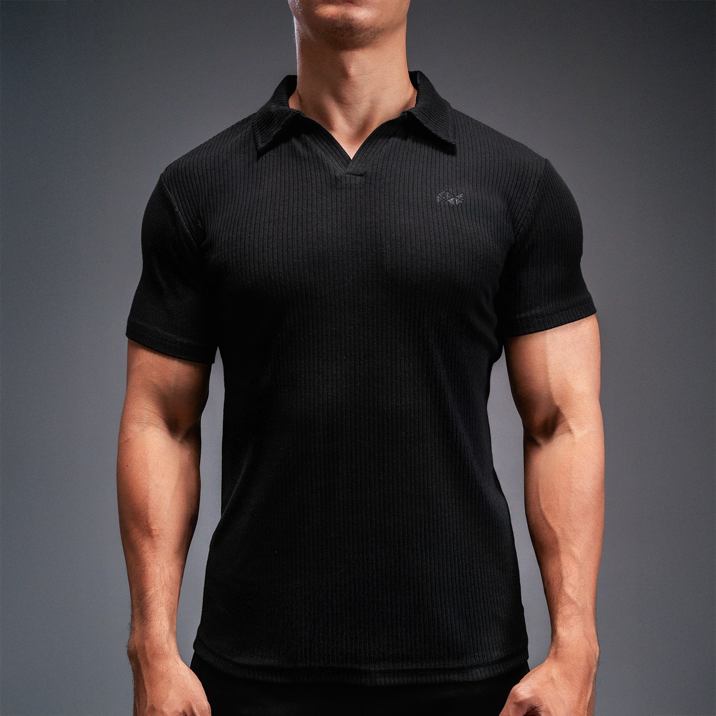 NEVERES Ultra Knit Spread Collar Polo