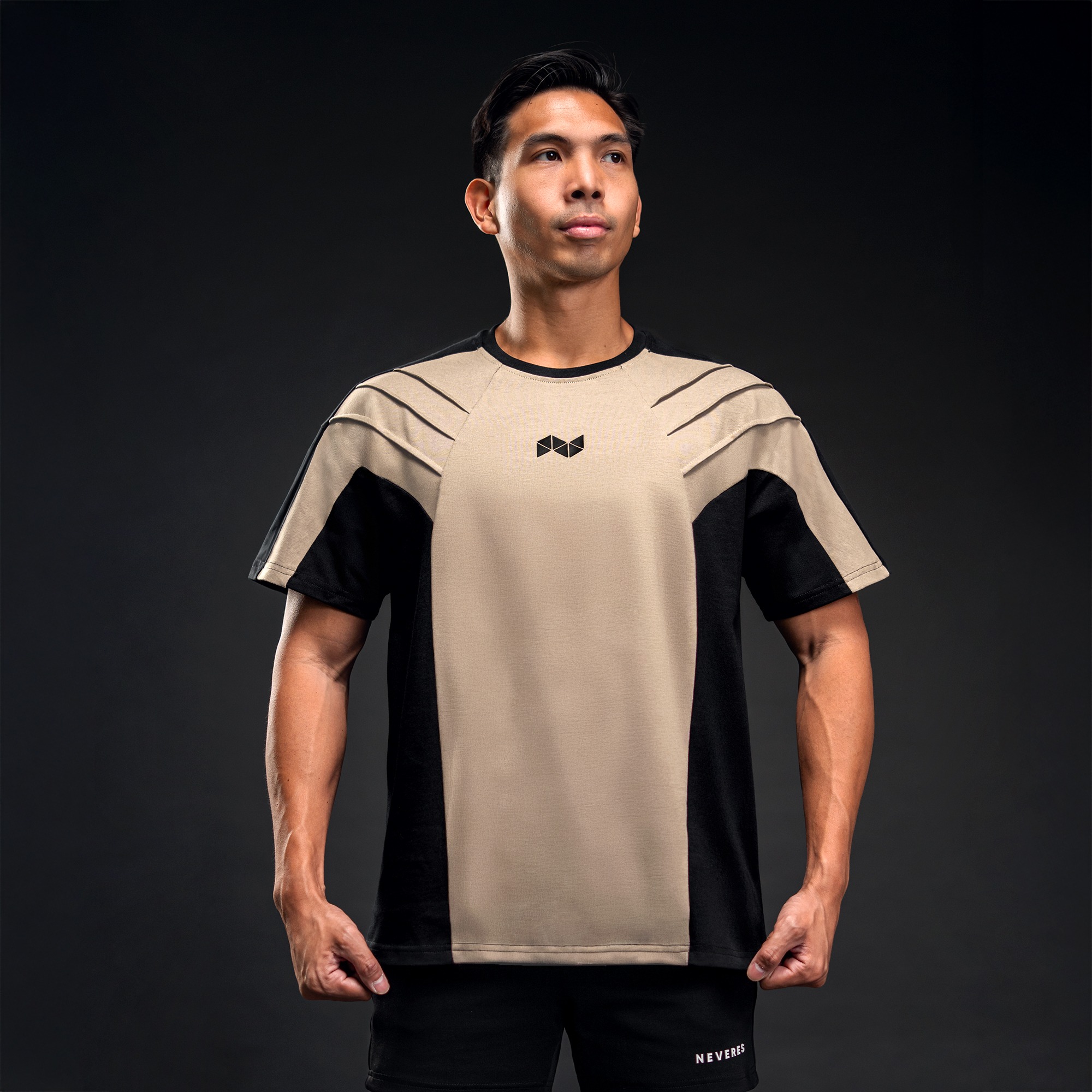 NEVERES Shark Fin Oversized T-Shirt