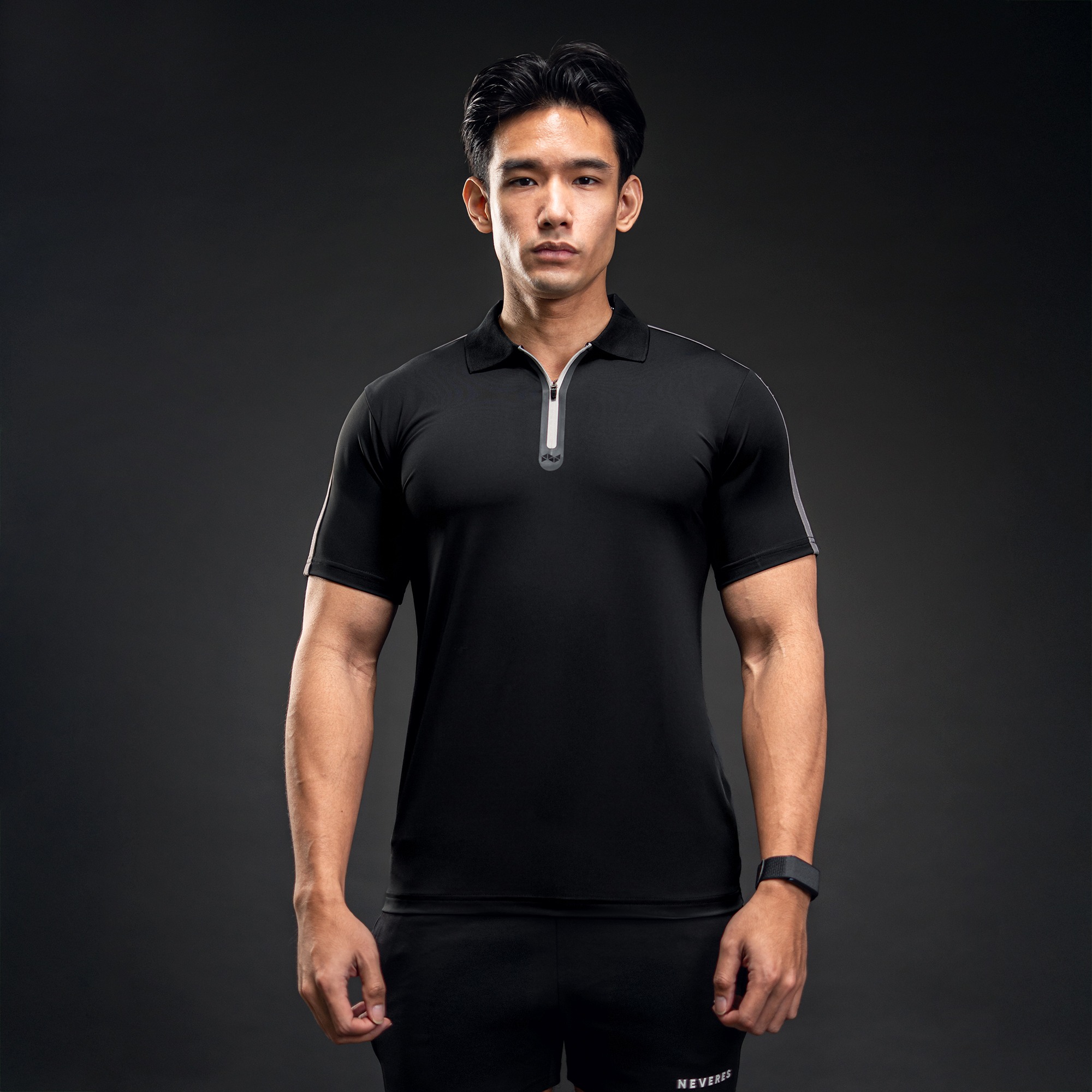 NEVERES Prime Zip Polo Shirt