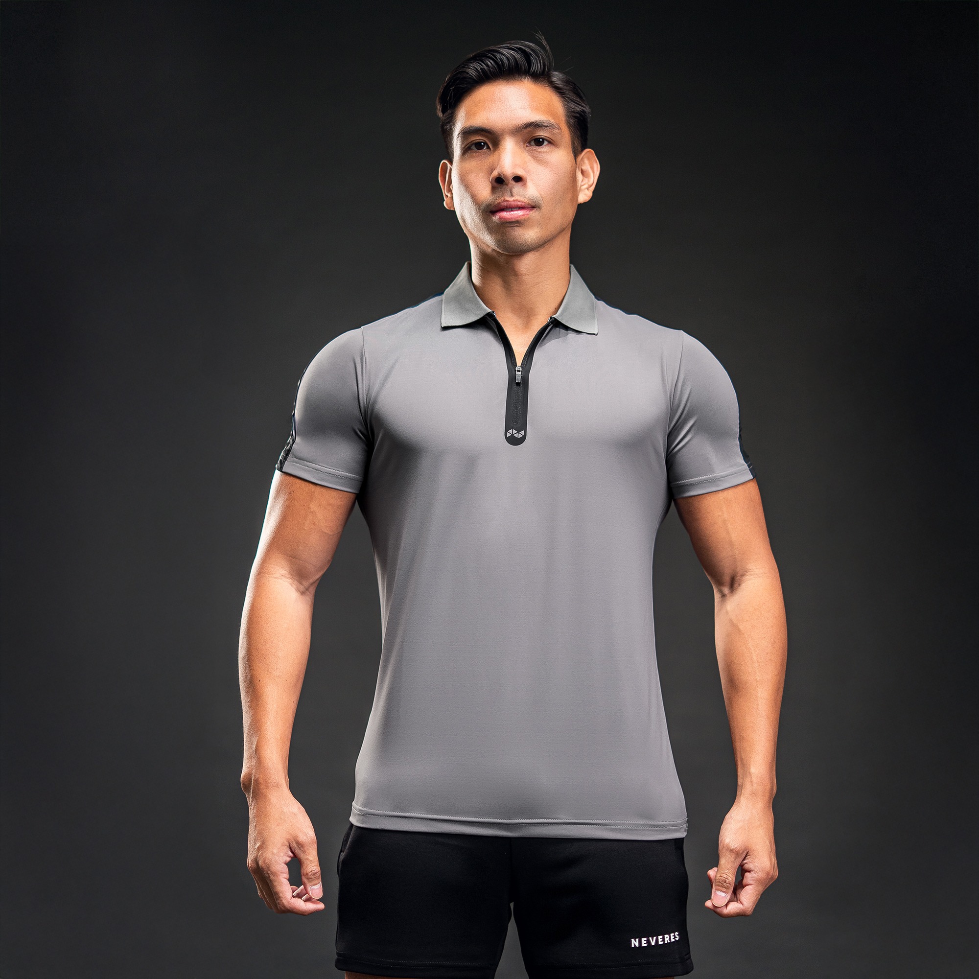NEVERES Prime Zip Polo Shirt
