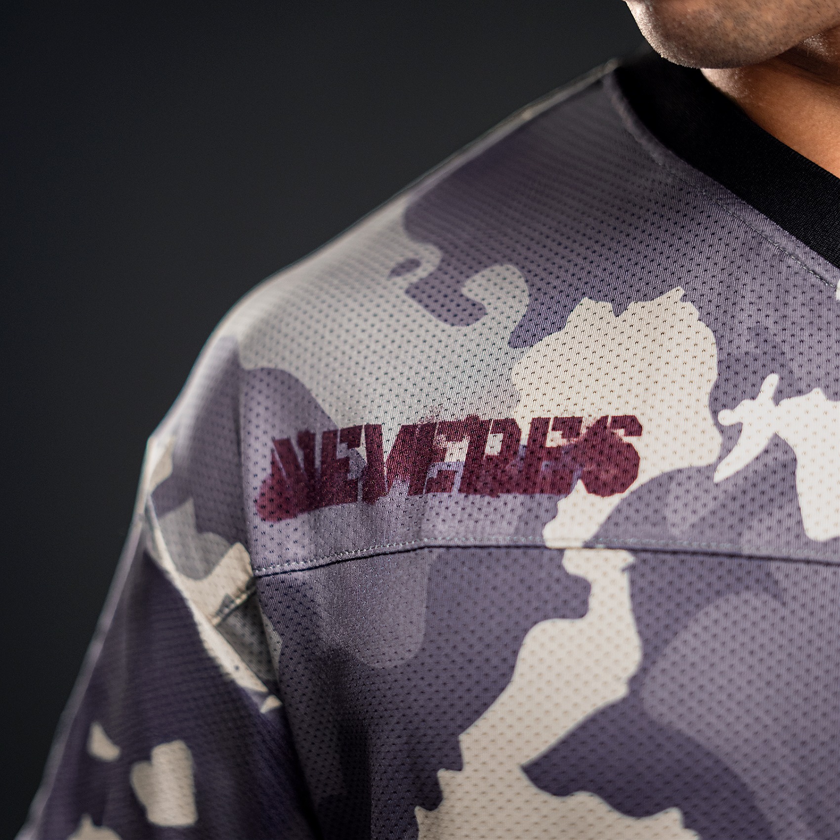 NEVERES Urban Camo Rugby Oversized