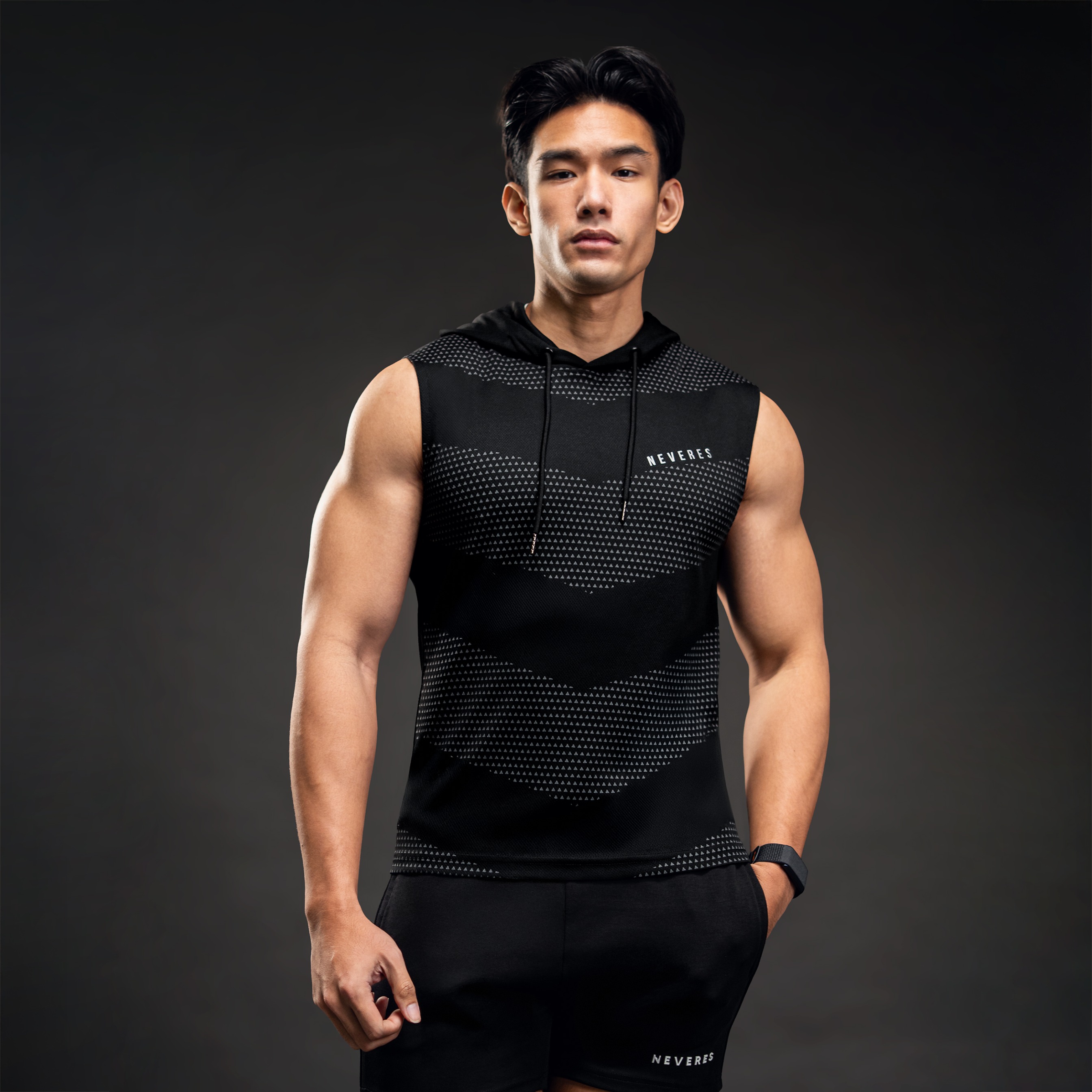 NEVERES Neo Sleeveless Hoodie