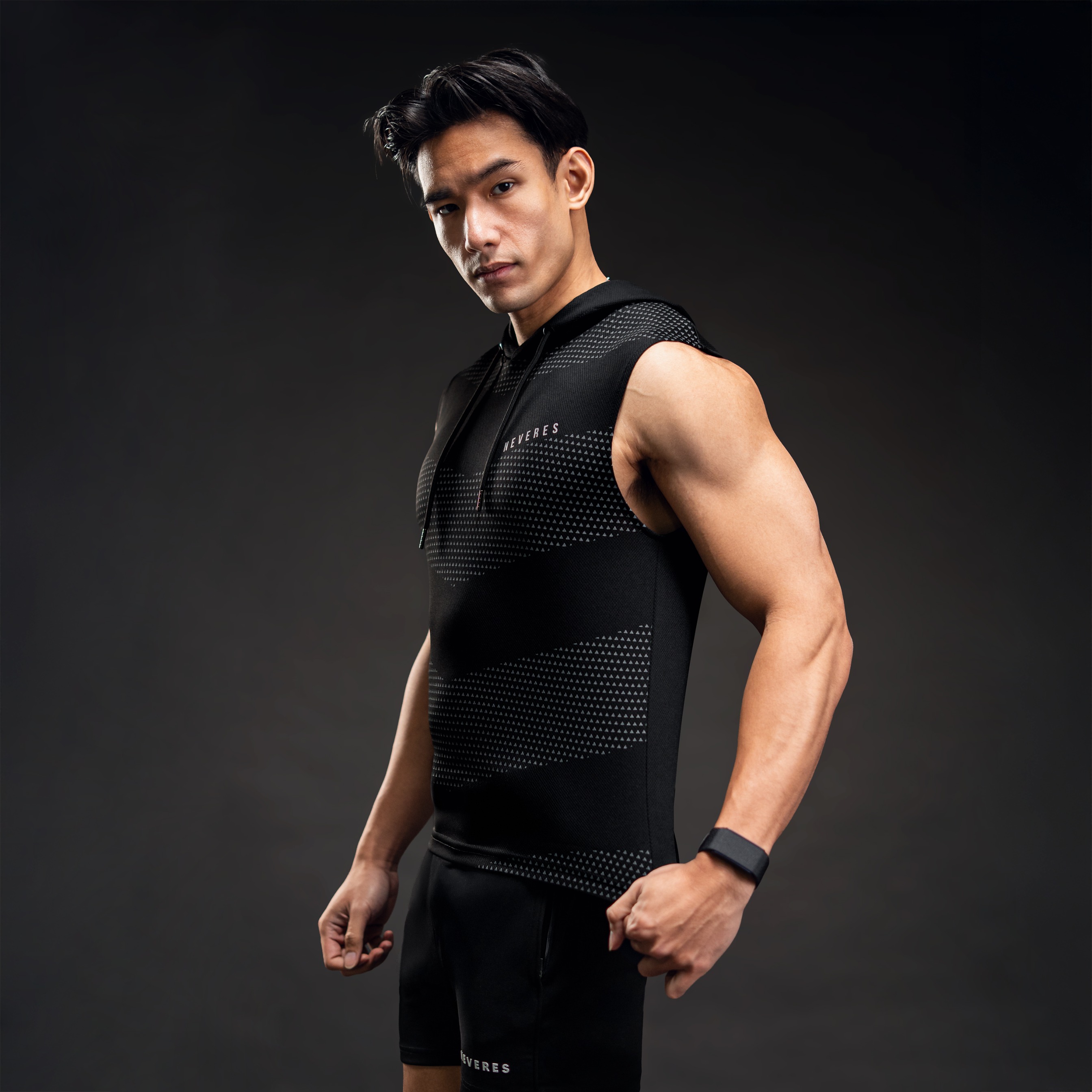 NEVERES Neo Sleeveless Hoodie