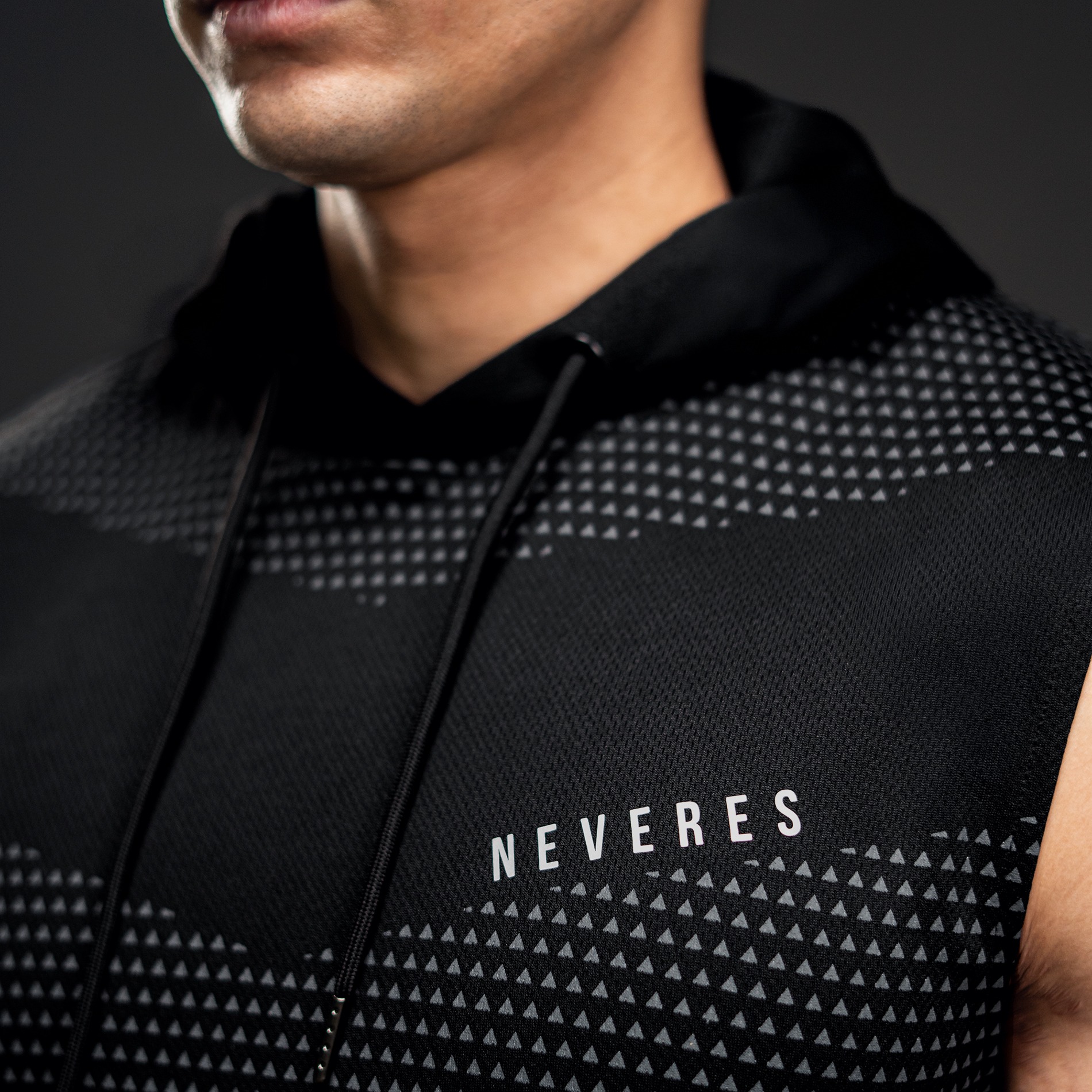 NEVERES Neo Sleeveless Hoodie