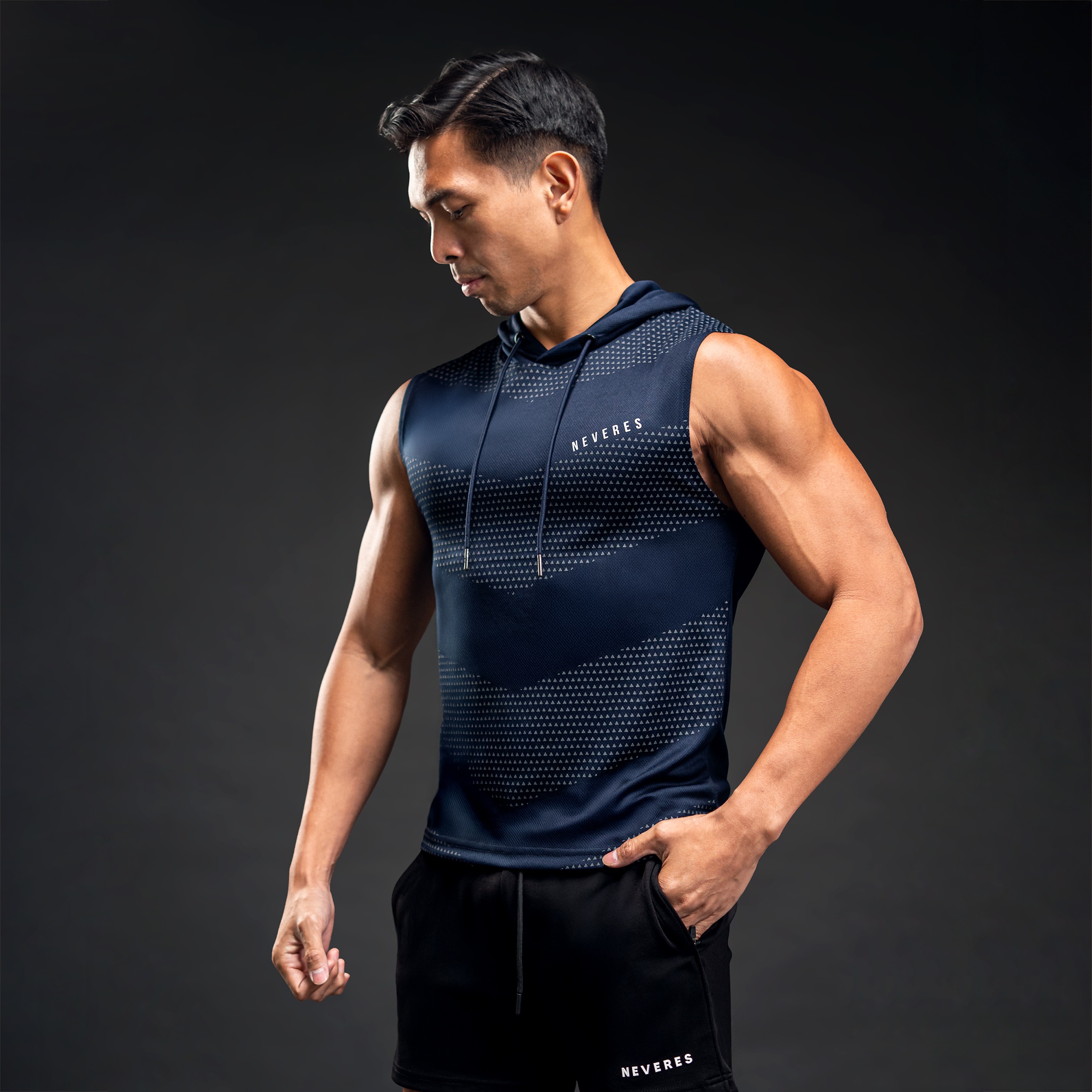 NEVERES Neo Sleeveless Hoodie