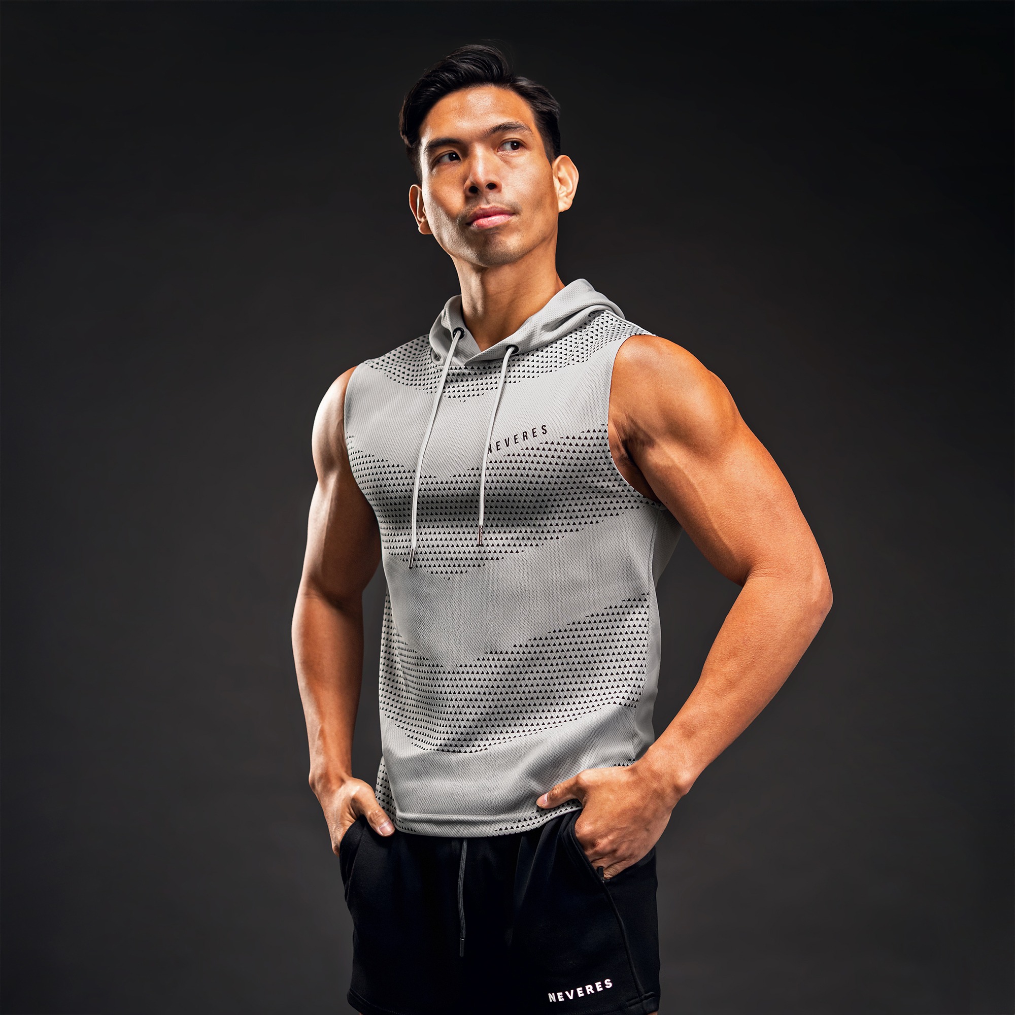 NEVERES Neo Sleeveless Hoodie