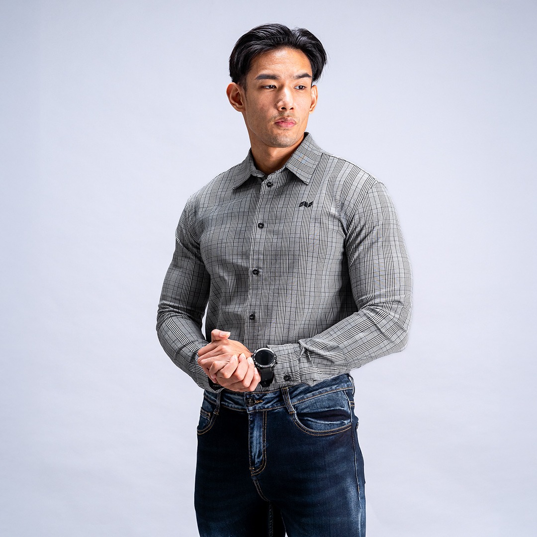 NEVERES Checkers Lux Shirt LongSleeve