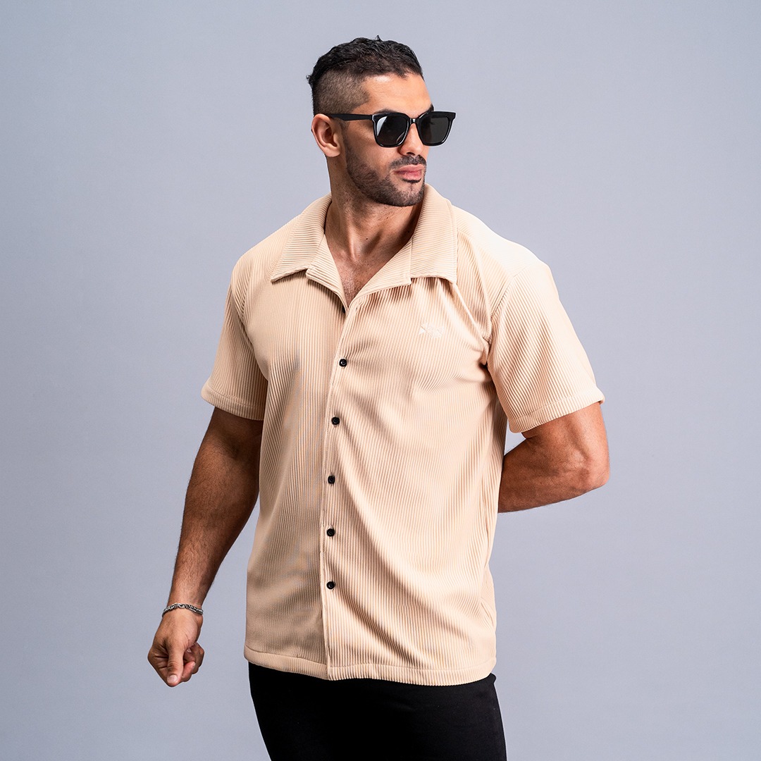 NEVERES Pleated Shirt
