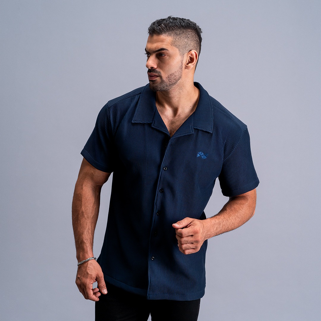NEVERES Pleated Shirt