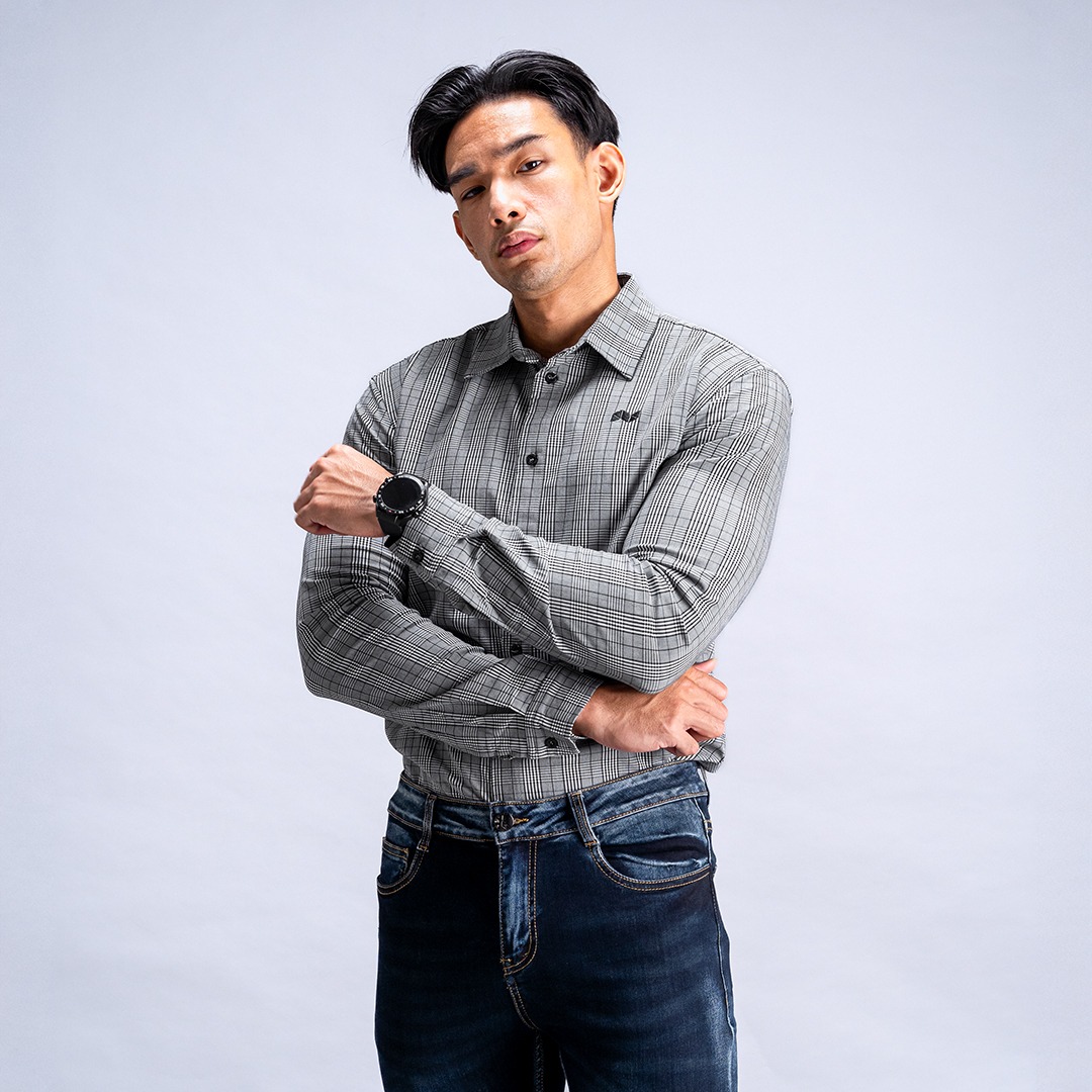 NEVERES Checkers Lux Shirt LongSleeve