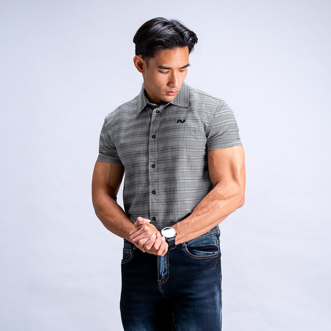 NEVERES Checkers Lux Shirt Shortsleeve