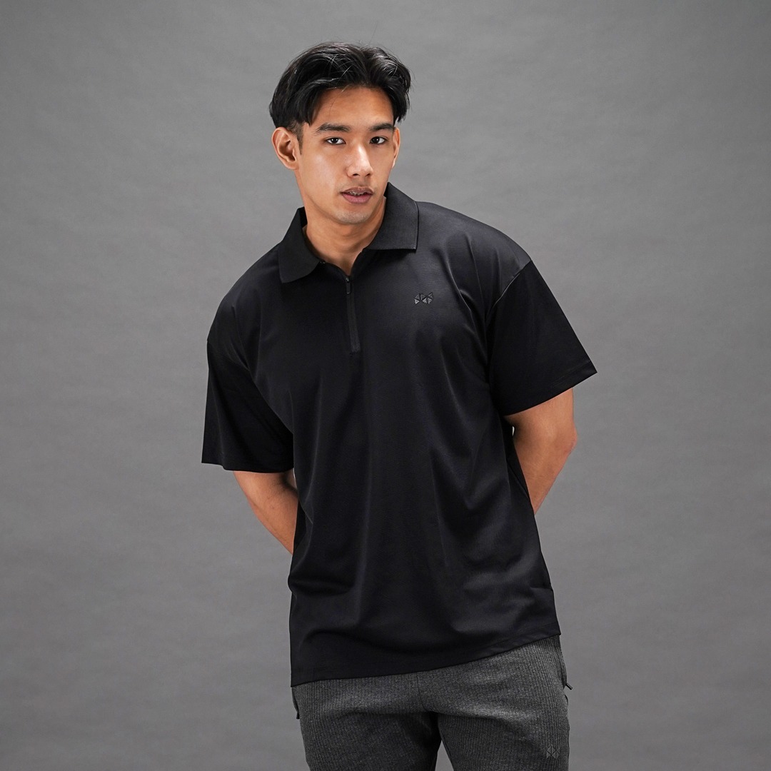 NEVERES Oversized Polo Shirt