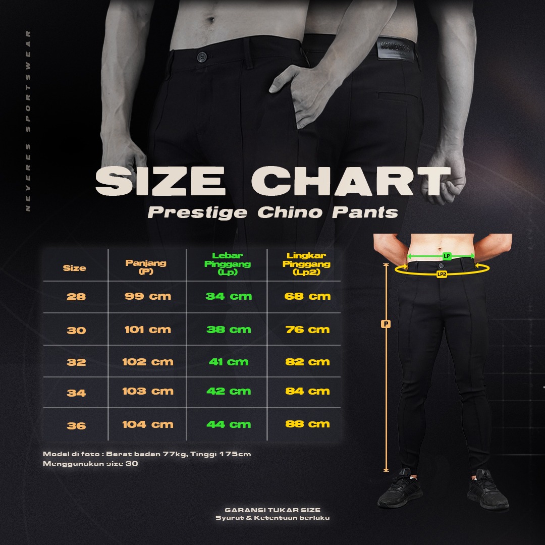 NEVERES Prestige Chino Pants