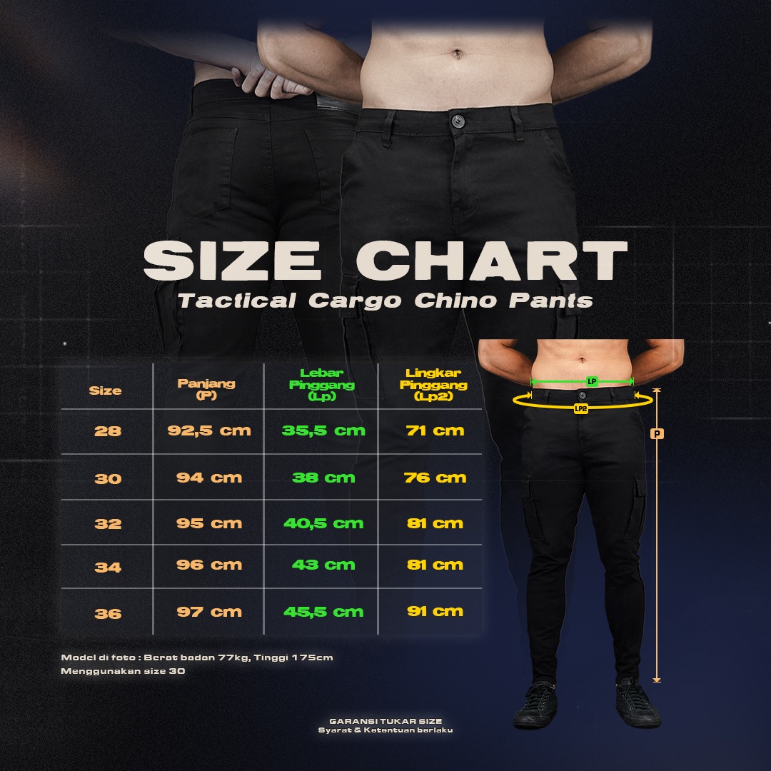 NEVERES Tactical Cargo Chino Pants