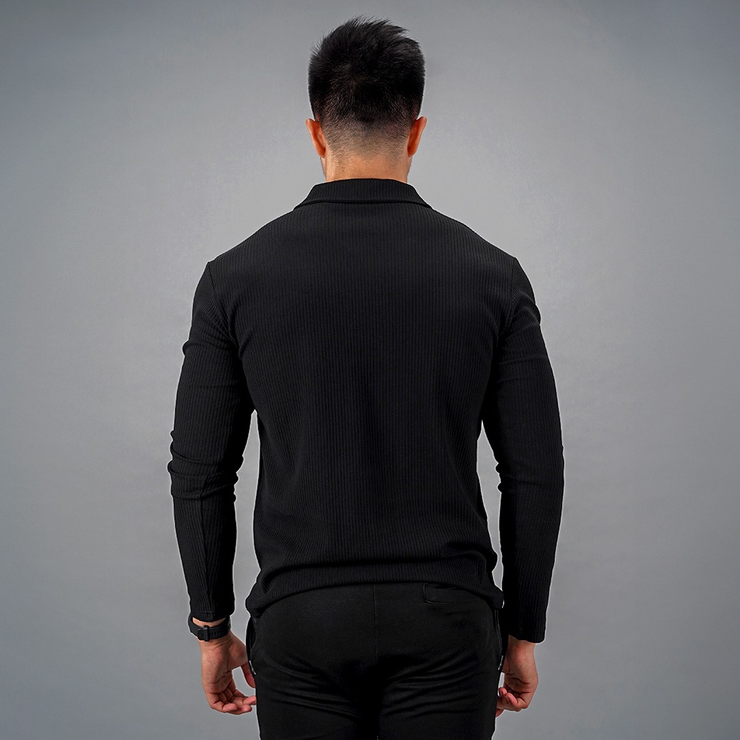 NEVERES Ultra Knit Polo Longsleeve