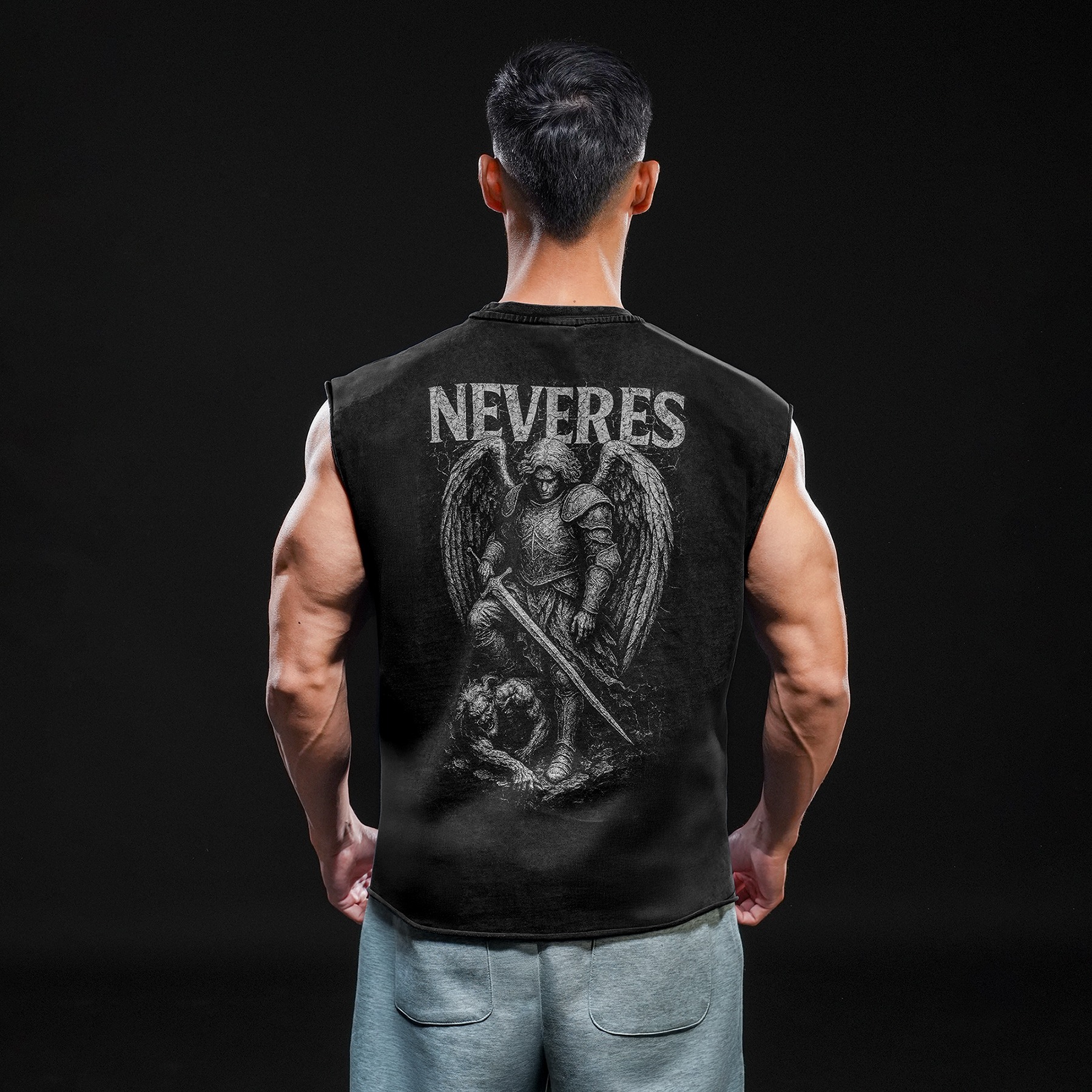 NEVERES Dark Era Muscle Cut – Back Graphic