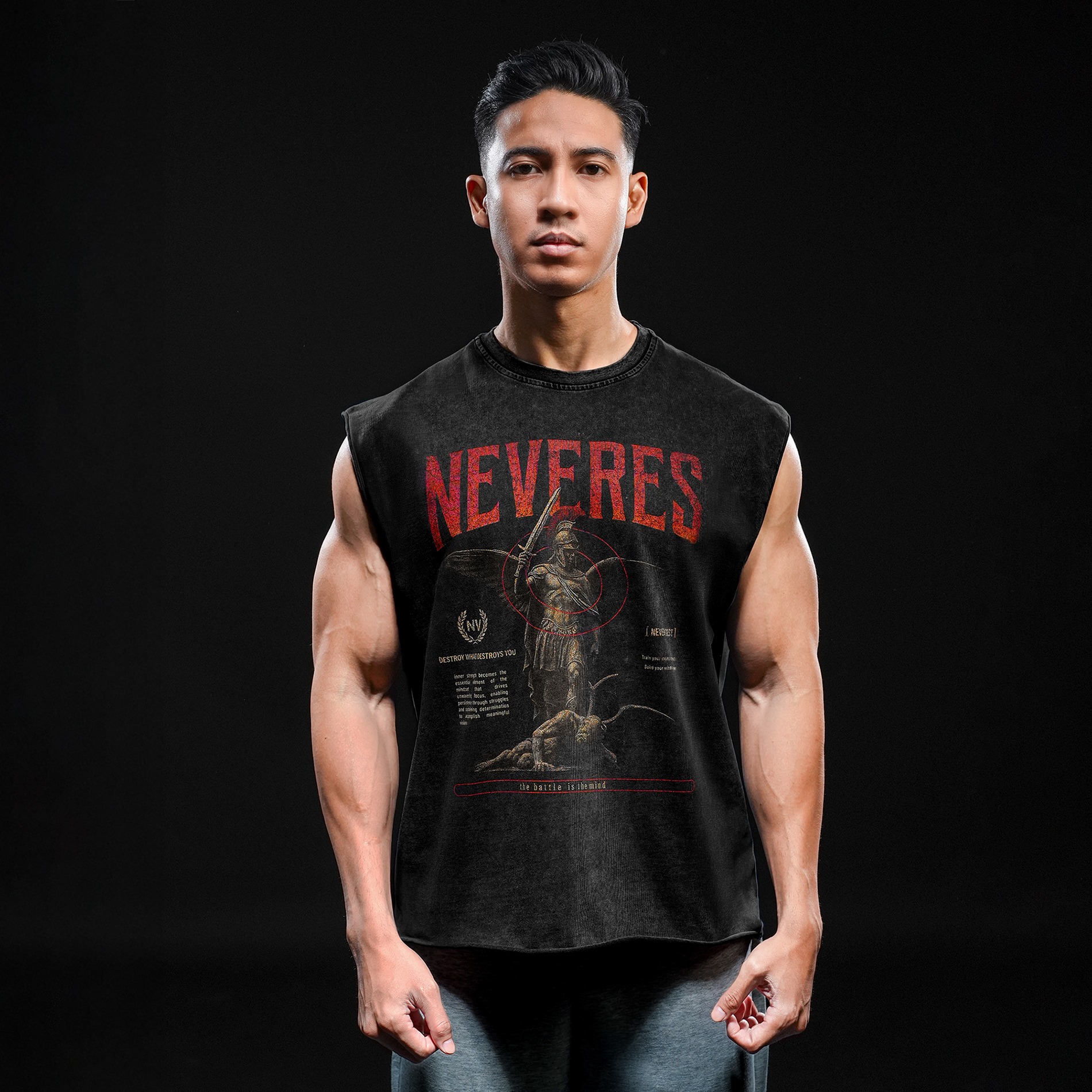 NEVERES Dark Era Muscle Cut – Front Graphic