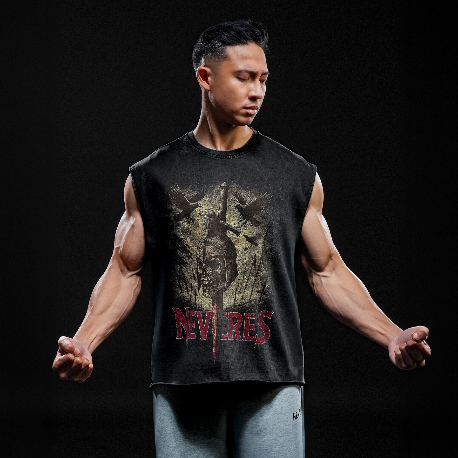 NEVERES Dark Era Muscle Cut – Front Graphic