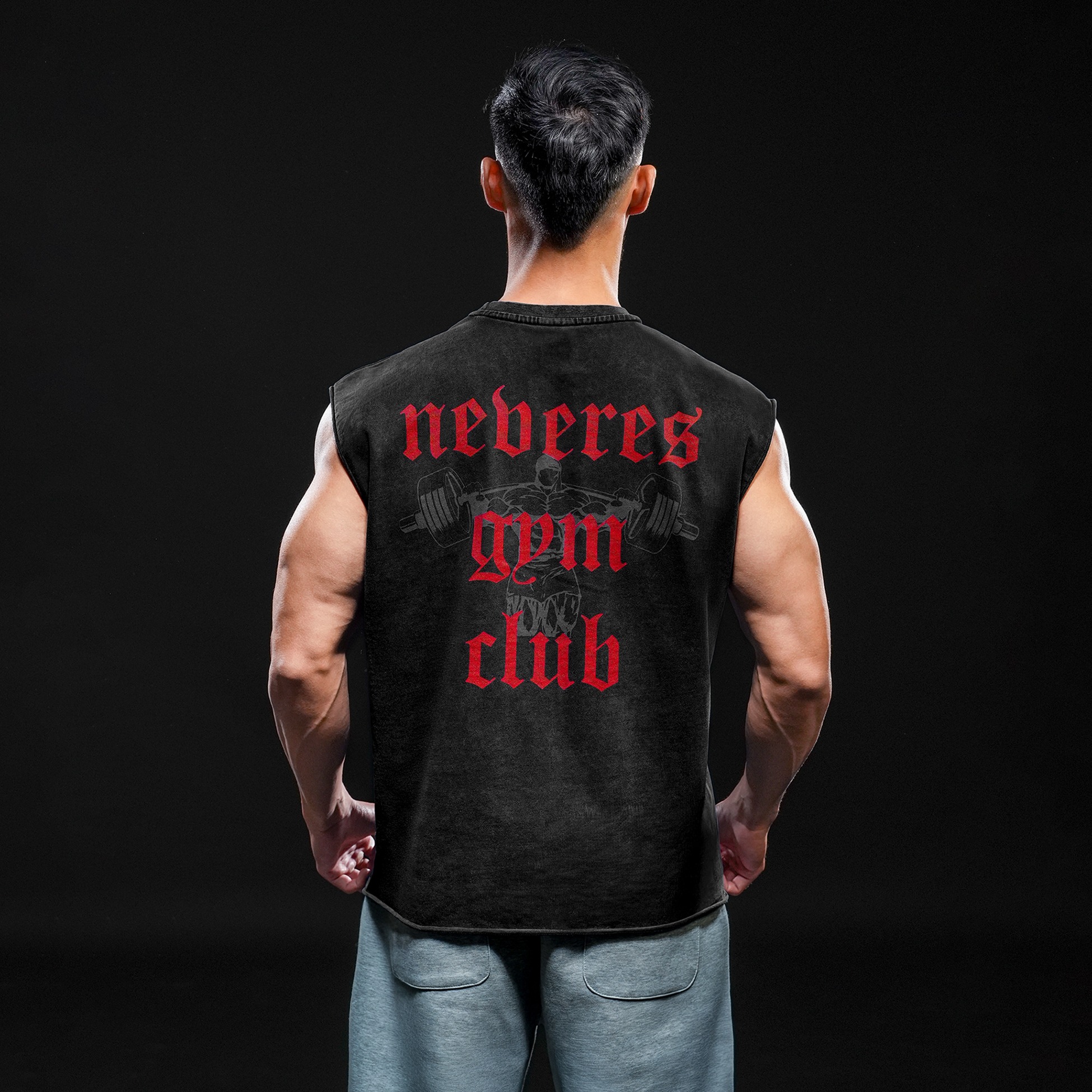 NEVERES Dark Era Muscle Cut – Back Graphic