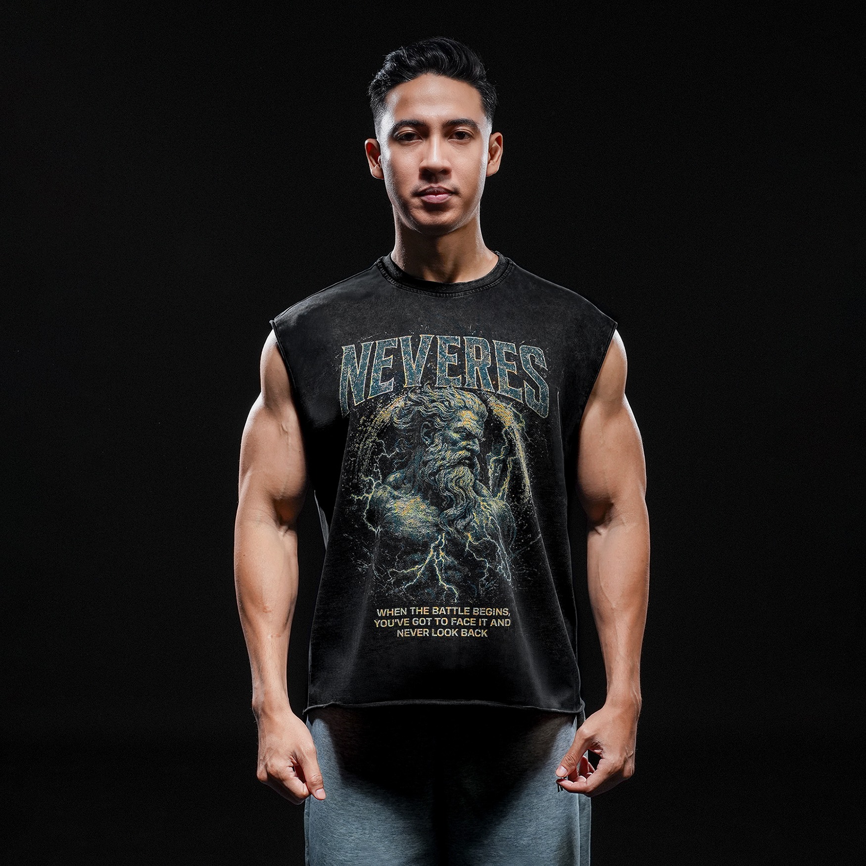 NEVERES Dark Era Muscle Cut – Front Graphic