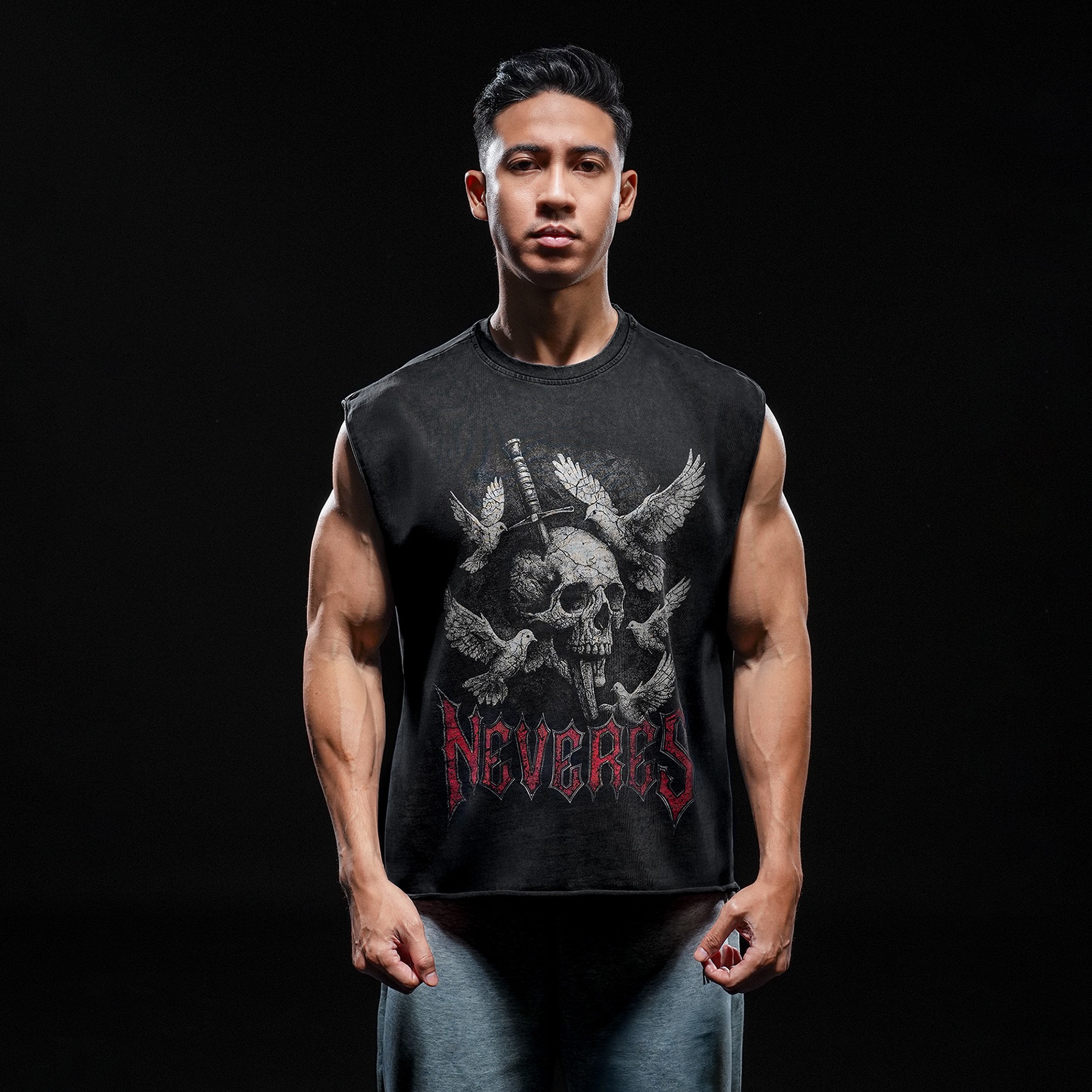 NEVERES Dark Era Muscle Cut – Front Graphic