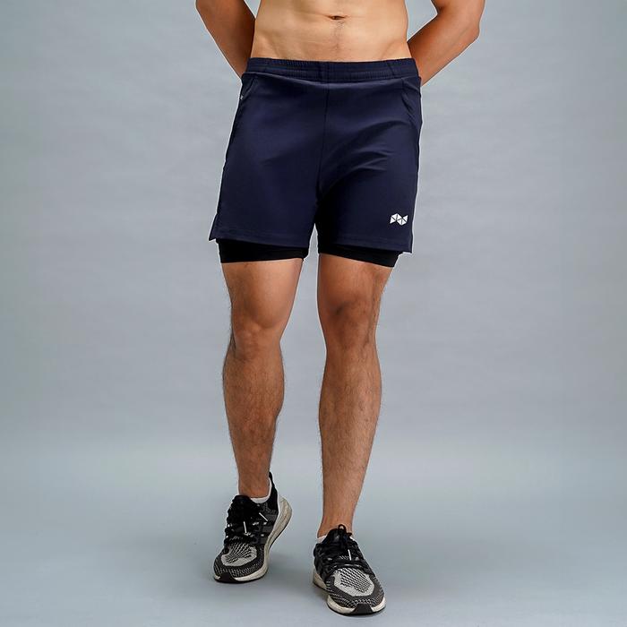 NEVERES Peak Performance 2 in 1 Shorts