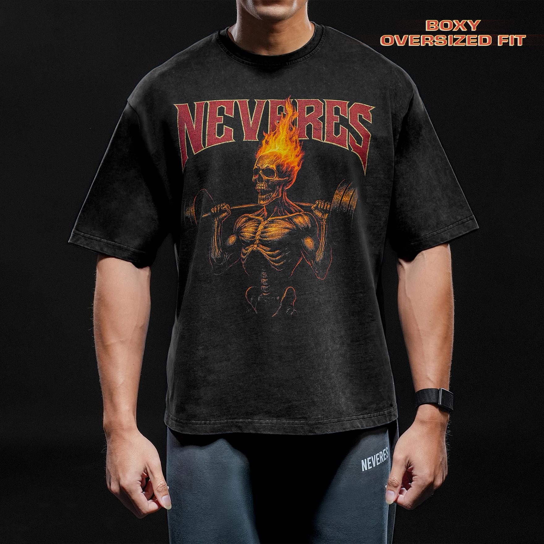 NEVERES Dark Era Oversized T-Shirt – Front Graphic