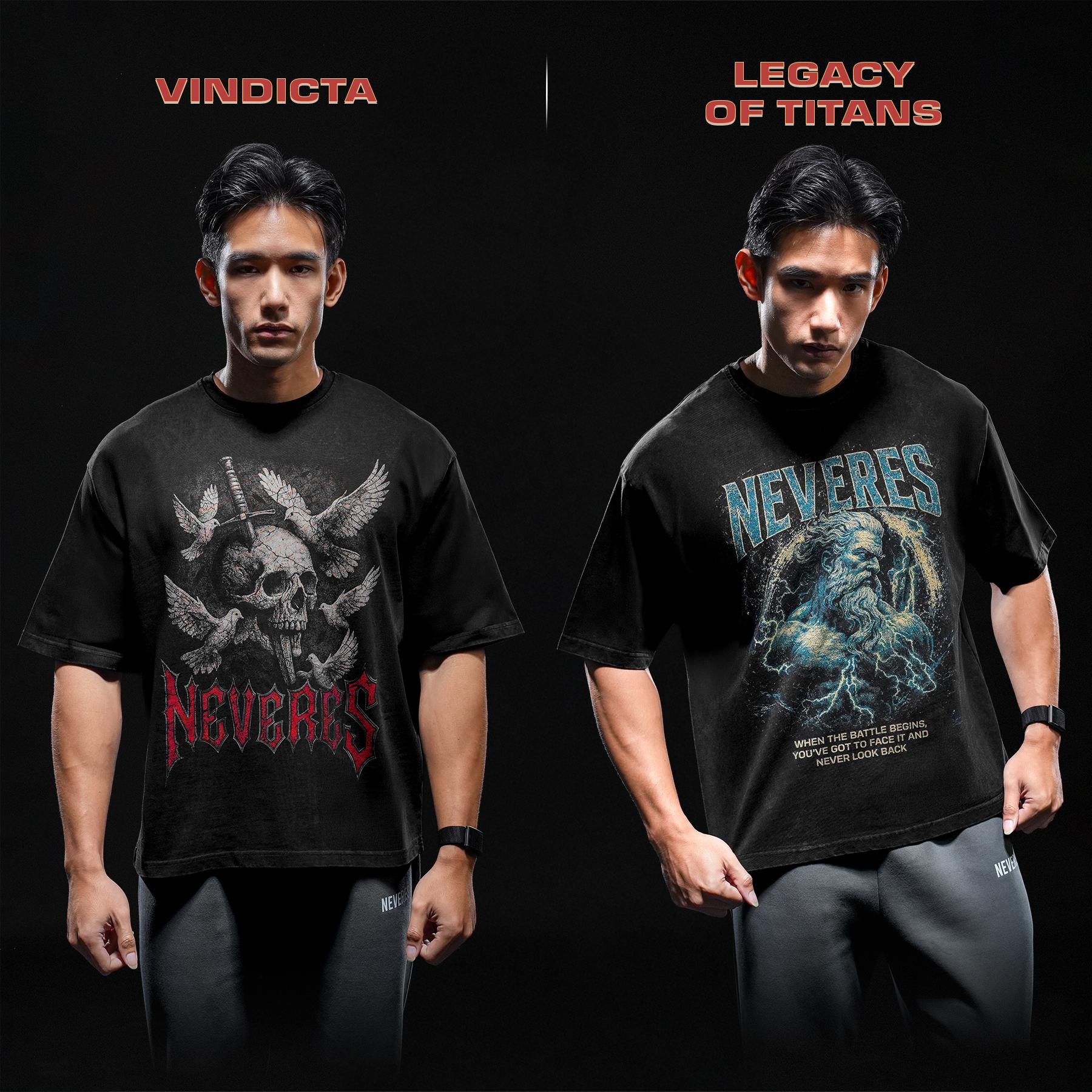 NEVERES Dark Era Oversized T-Shirt – Front Graphic