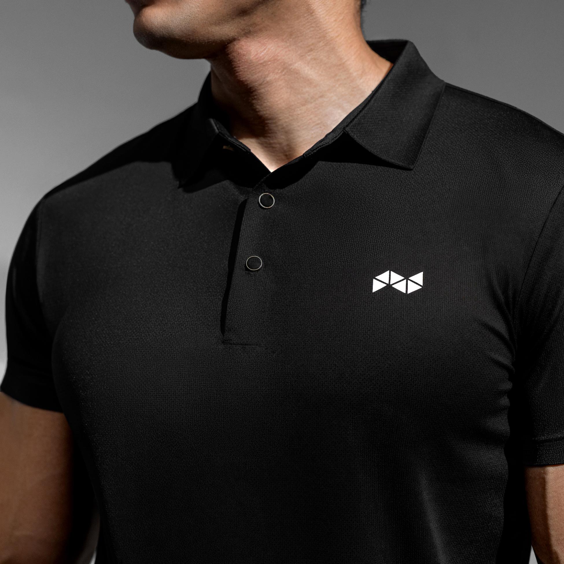 NEVERES Next Level Polo Shirt - Carbon-Weave Tech