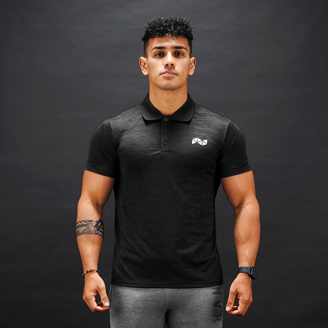 NEVERES Camouflage Polo Shirt