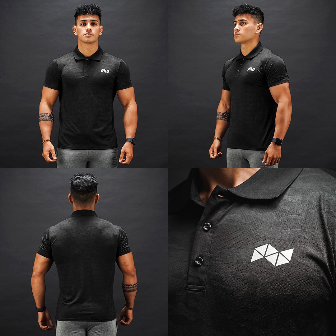 NEVERES Camouflage Polo Shirt