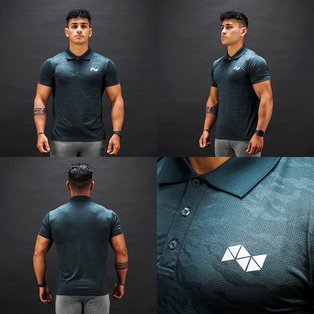 NEVERES Camouflage Polo Shirt