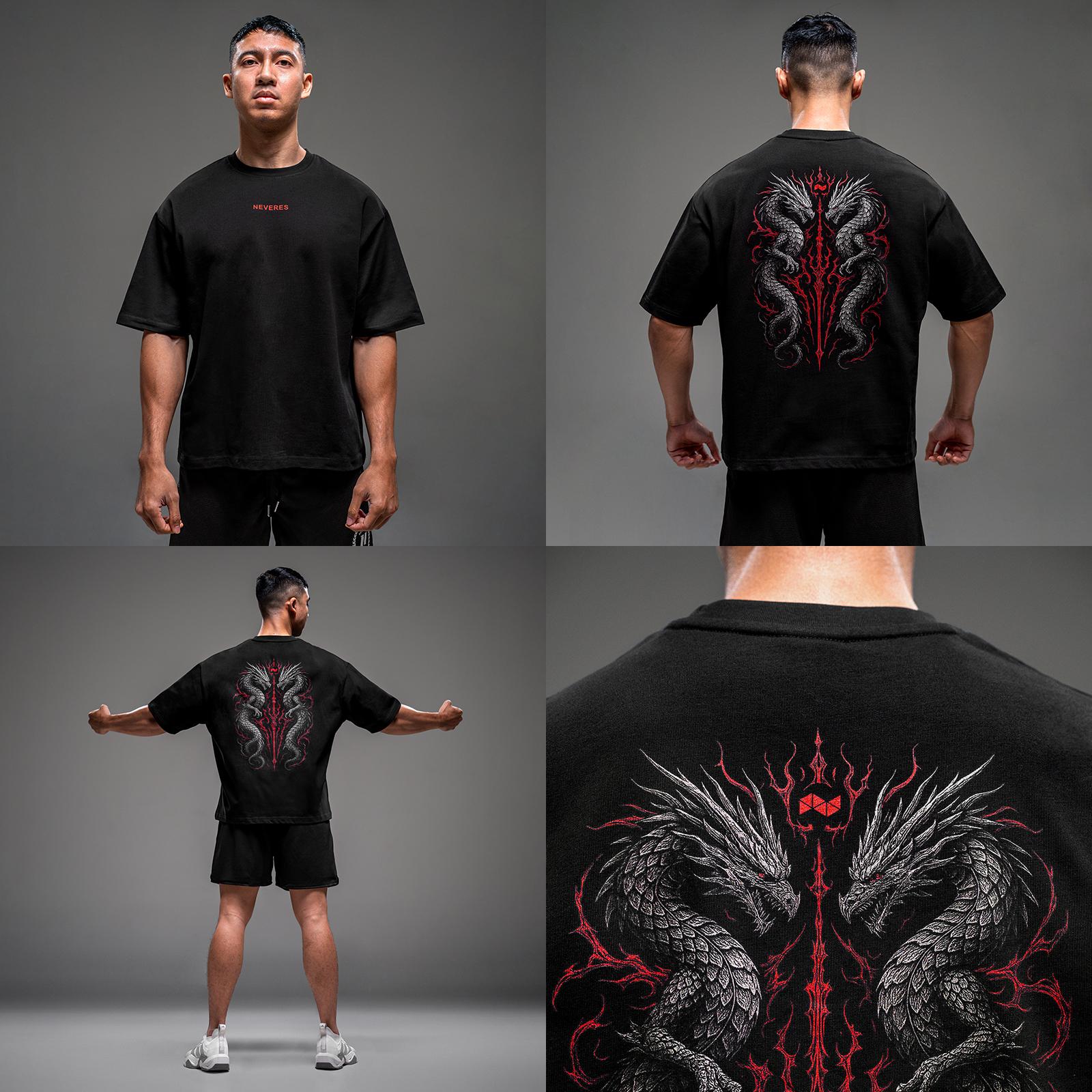 NEVERES Shogun Twin-Dragon Oversized