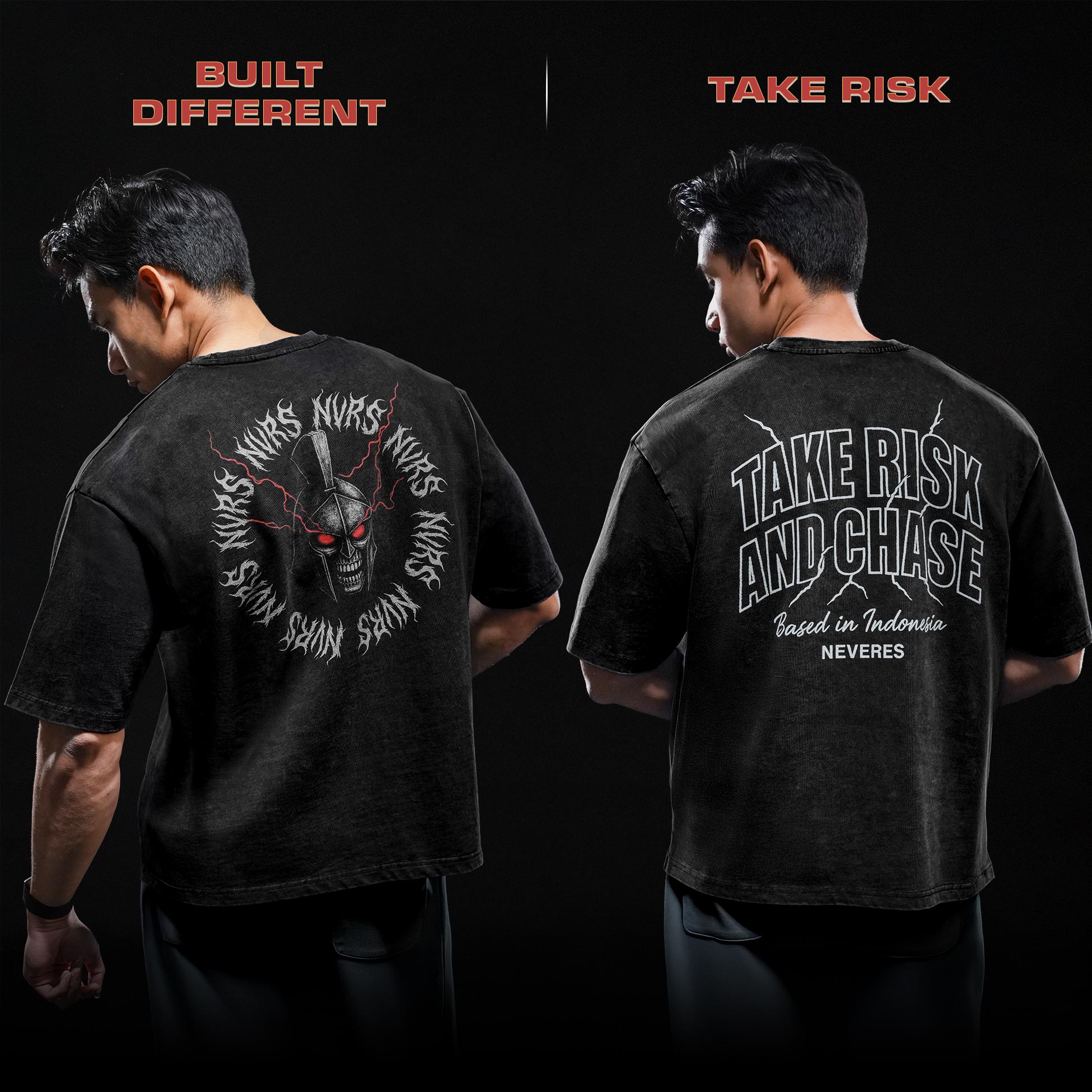 NEVERES Dark Era Oversized T-Shirt – Back Graphic