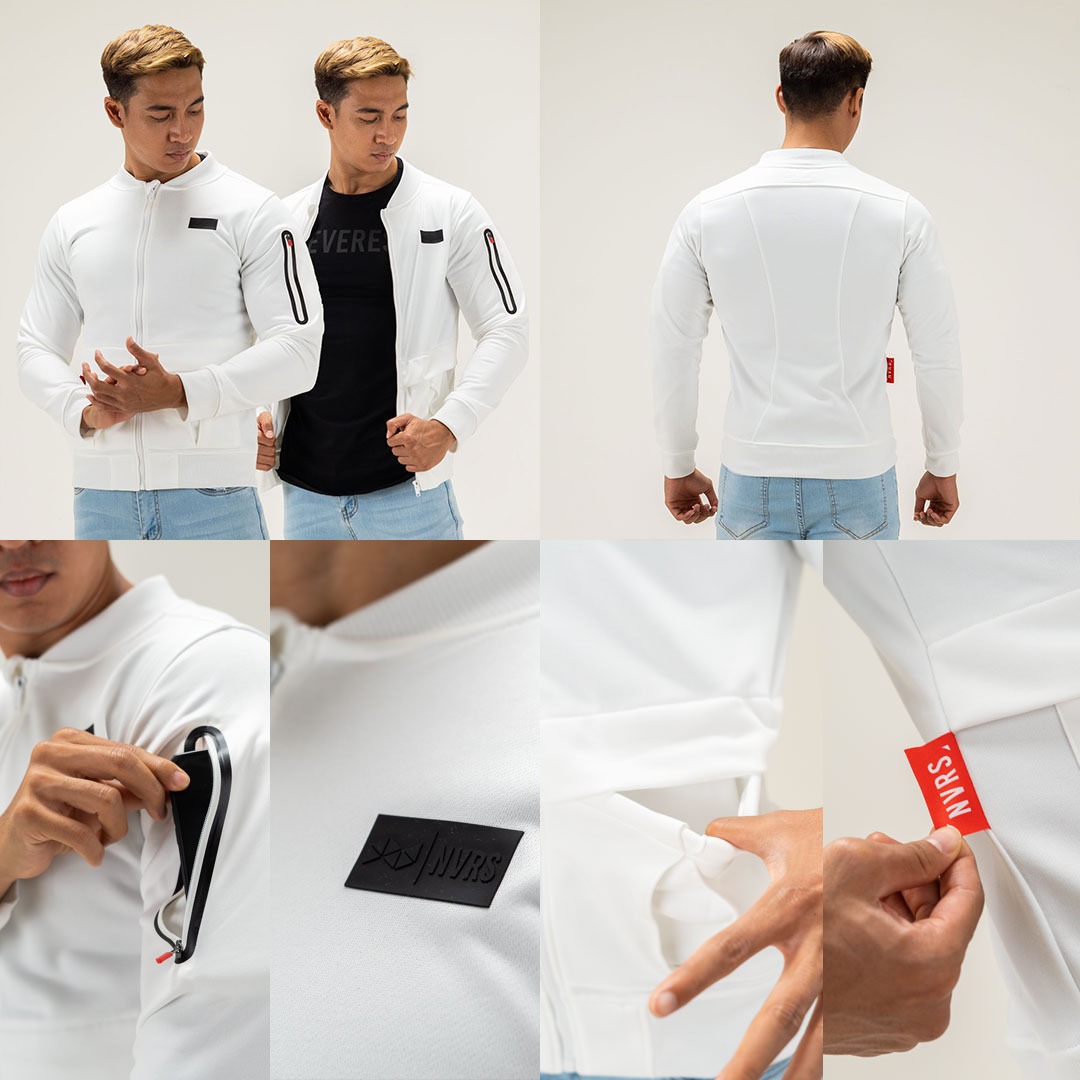 NEVERES Cargo Bomber Jacket