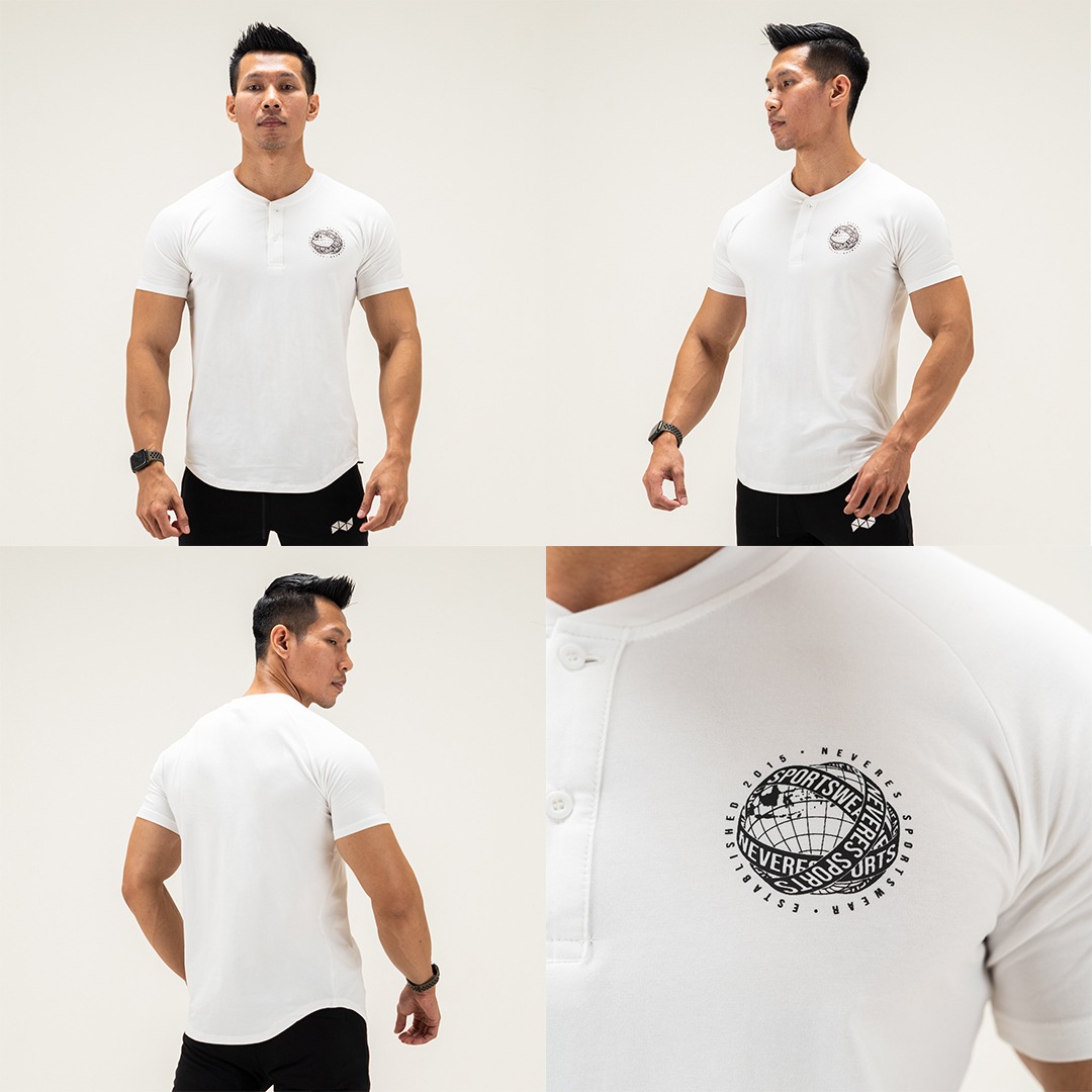NEVERES Henley Pro T-Shirt