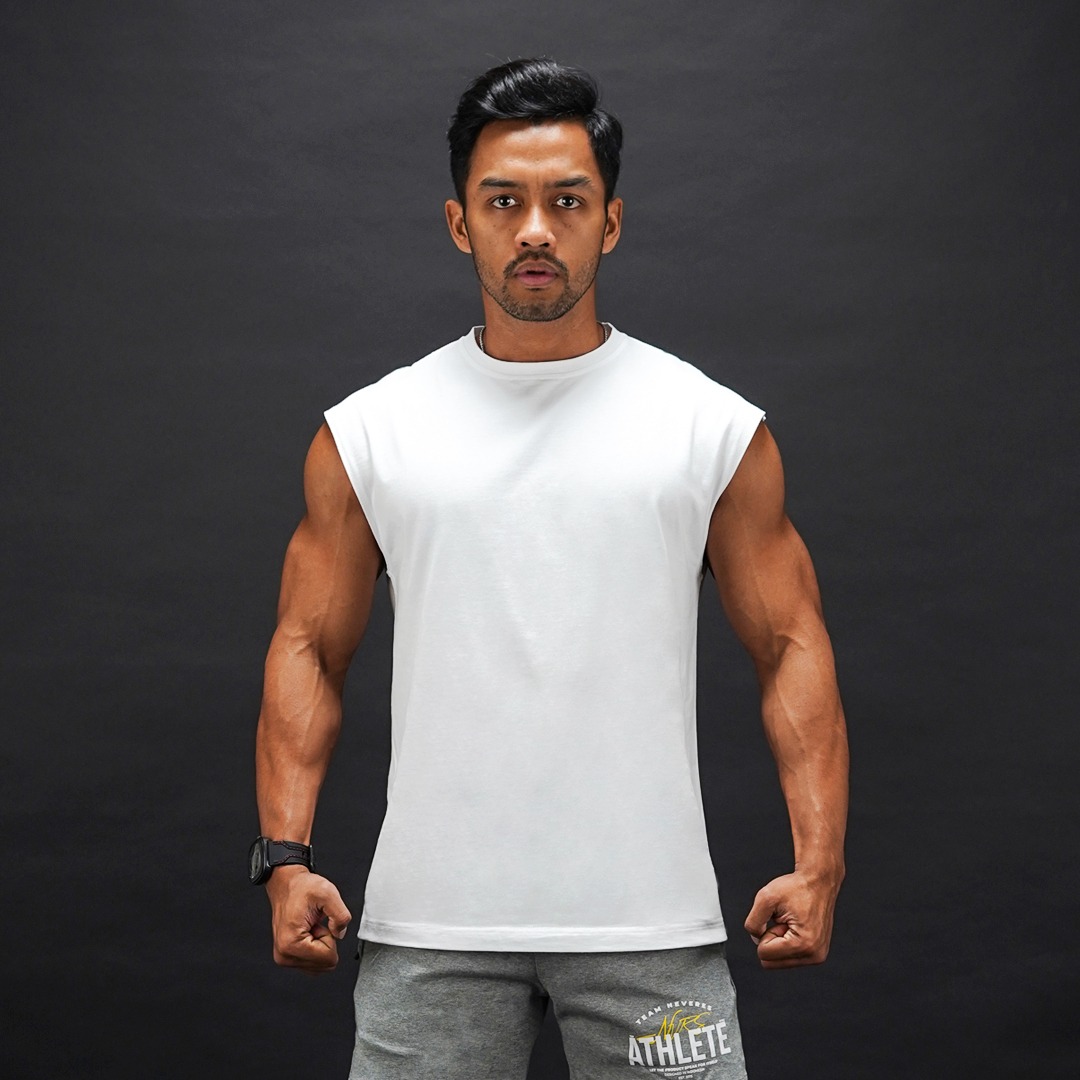 NEVERES Muscle Cut Sleeveless T-Shirt