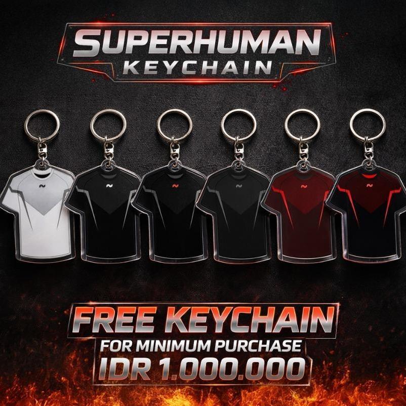 NEVERES Free Superhuman Keychain