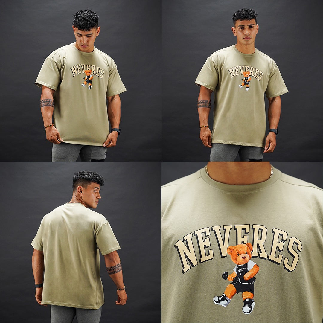 NEVERES Teddy Lift Oversized T-Shirt