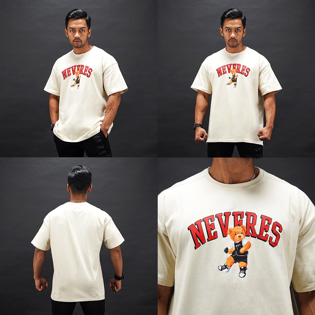 NEVERES Teddy Lift Oversized T-Shirt