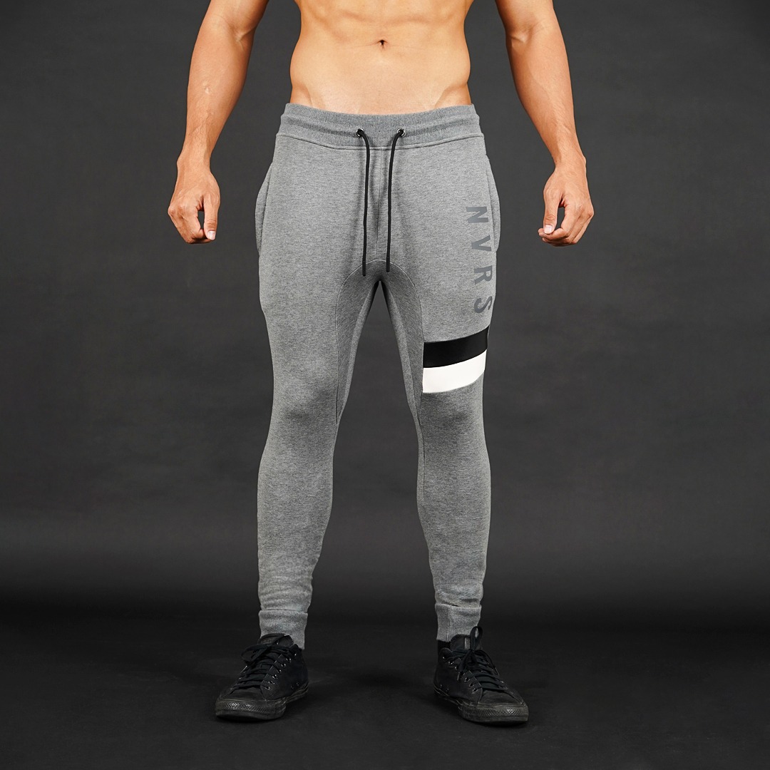 NEVERES Dual Tone Leather Jogger