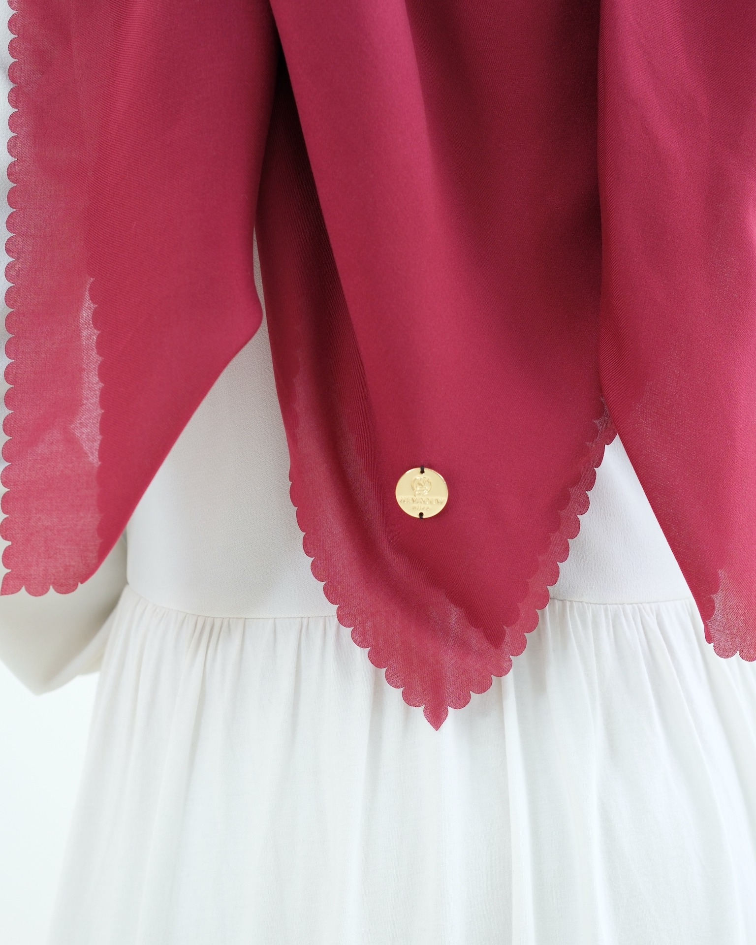 Plain Hijab VOAL ULTIMATE TWILIGHT in Cherry