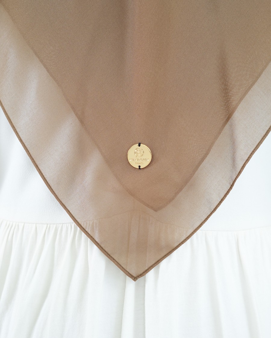 Plain Hijab VOAL PARIS PREMIUM in Wood Bine