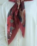 Square Hijab THE ZEN 110x110 in Aka
