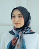 Square Hijab AZALEA 110x110 in Black