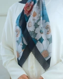 Square Hijab AZALEA 110x110 in Black