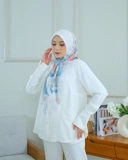 Square Hijab AZALEA 110x110 in Cream