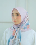 Square Hijab AZALEA 110x110 in Dusty Pink