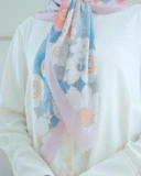 Square Hijab AZALEA 110x110 in Dusty Pink