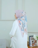 Square Hijab AZALEA 110x110 in Dusty Pink